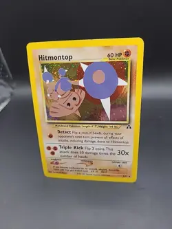 Pokemon TCG Hitmontop Neo Discovery Holo Card 3/75 MP - Image 3