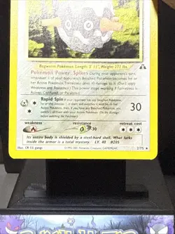 Pokemon Card Forretress 2/75 Holo Rare WOTC Neo Discovery Light Play - Image 3