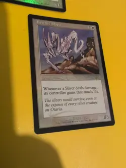 Essence Sliver & Plated Sliver MTG 2 Card. Legions. Old Vintage FOIL - Image 2