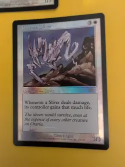 Essence Sliver & Plated Sliver MTG 2 Card. Legions. Old Vintage FOIL - Image 5