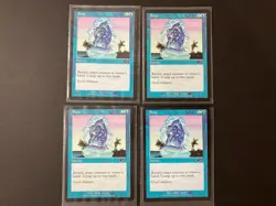 4 x SNAP Cards Vintage Urza's Legacy MTG Magic the Gathering Blue - Image 1