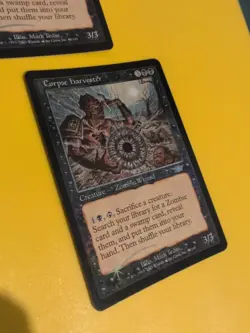Corpse Harvester x2 Zombie Magic the Gathering 2 Card Legions. Old Vintage FOIL - Image 3