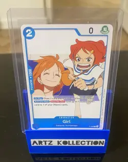 Girl P-096 One Piece OP14 Release Participation Fan Letter Promo English Card - Image 1
