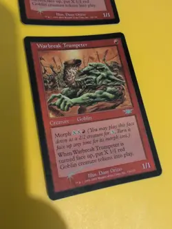 Warbreak Trumpeter x2 Goblin MTG 2 Card. Legions. Old Vintage FOIL - Image 2