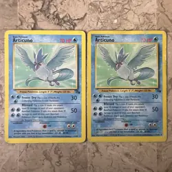 2 FOR 1 - Pokemon TCG Articuno 17/62 Fossil WotC 1999 Non Holo Rare HP - Image 1