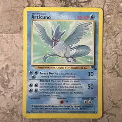 2 FOR 1 - Pokemon TCG Articuno 17/62 Fossil WotC 1999 Non Holo Rare HP - Image 2