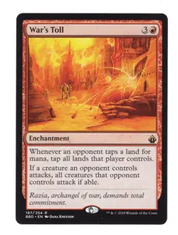 Magic The Gathering MTG WAR'S TOLL Battlebond NM Near Mint - Image 1