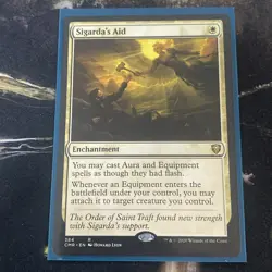 Magic the Gathering - Sigarda's Aid - NM/M Commander Legends #384 Magic Card - Image 1