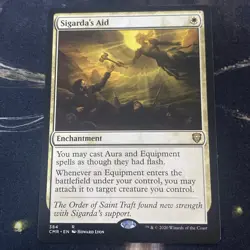 Magic the Gathering - Sigarda's Aid - NM/M Commander Legends #384 Magic Card - Image 2