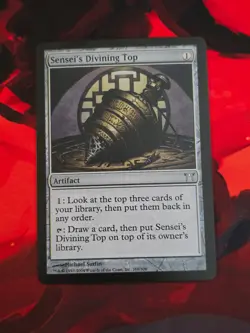 MTG Sticker EDH CEDH Sensei's Divining Top - Image 1