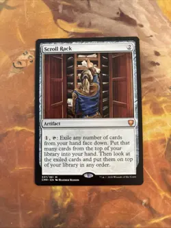 Magic The Gathering MTG SCROLL RACK Commander Legends NM Near Mint - Image 1