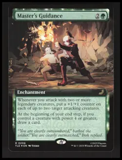 Master's Guidance (Extended Art) R Avatar: The Last Airbender: Foil NM - Image 1