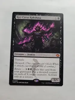 MTG - Rot-Curse Rakshasa - TDM -Regular Mythic #0087 - Image 1