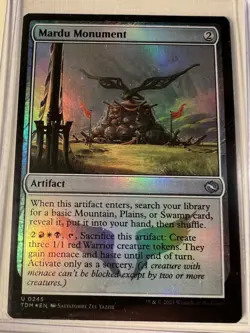 Mardu Monument U Tarkir: Dragonstorm # 245 NM Foil - Image 2