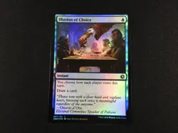 Illusion of Choice FOIL LP [Conspiracy: Take the Crown] Mtg Magic Free Tracking! - Image 1