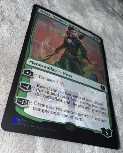 ❤MTG FOIL Nissa, Nature's Artisan - Kaladesh #270 Plainswalker NM Pack Fresh 🎇 - Image 3