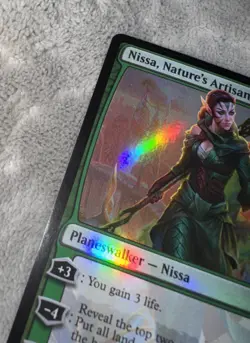 ❤MTG FOIL Nissa, Nature's Artisan - Kaladesh #270 Plainswalker NM Pack Fresh 🎇 - Image 4
