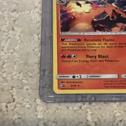 Charizard 3/70 Dragon Majesty Stamped Non Holo Rare Pokemon TCG 2018 Excellent- - Image 2