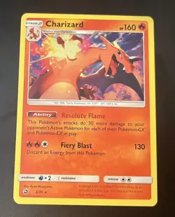 Pokemon TCG Charizard 3/70 Dragon Majesty HOLO Rare - LP - Image 1