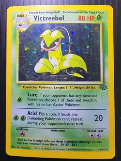1999 Pokemon Jungle Victreebel Holo Rare Unlimited #14/64 WOTC TCG Moderate Play - Image 1