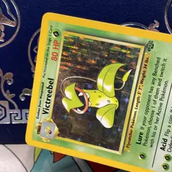 1999 Pokemon TCG Victreebel Holo Rare Unlimited Jungle 14/64 LP - Image 3