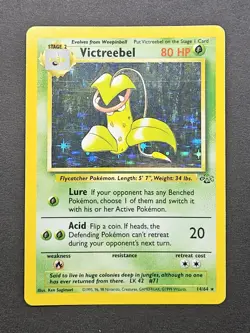 Victreebel 14/64 Jungle Holo Rare Unlimited Card Pokemon TCG 1999 WOTC - Image 1