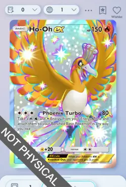 Pokemon TCG Pocket - Ho-oh EX Shiny 2⭐, Fantastical Parade, English - Image 1