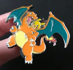 Charizard Pikachu Pokemon Pin Badge 2021 Celebrations UPC Ultra Premium Collect - Image 3