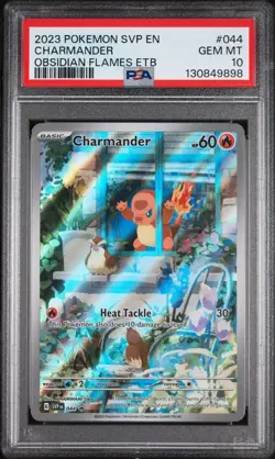 Pokemon TCG Charmander Obsidian Flames Promo #044 PSA Gem Mint 10 - Image 1