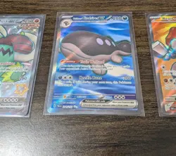 Pokemon TCG Full Art EX Lot, Near Mint, SIR, Great Tusk, Clodsire, and Regirock - Image 4