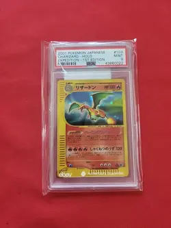 Pokemon: Charizard 1st Ed. #103/128 Holo Rare Expedition 2001 Vintage - PSA 9! - Image 2