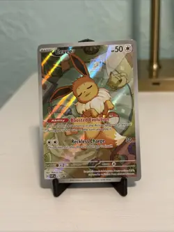 Pokemon TCG Eevee 173 Holo Promo Prismatic Evolutions NM - Image 1