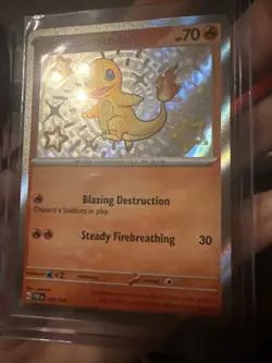 Charmander 109/091 Shiny Rare Paldean Fates Pokemon TCG NM - Image 4