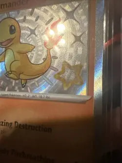Charmander 109/091 Shiny Rare Paldean Fates Pokemon TCG NM - Image 5