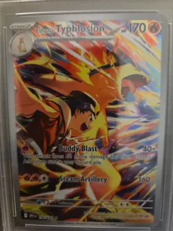 TYPHLOSION- IR- 2025 POKEMON DRI EN#190 PSA NM-MINT 8 - Image 3