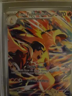 TYPHLOSION- IR- 2025 POKEMON DRI EN#190 PSA NM-MINT 8 - Image 5