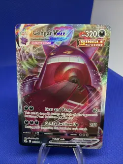 Pokemon Gengar VMAX 157/264 Fusion Strike Ultra Rare Holo Full Art Single Strike - Image 1
