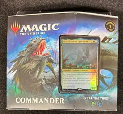 Magic the Gathering MTG Commander Legends - Reap the Tides Commander Deck - Image 1