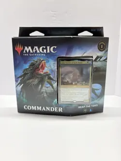 Sealed Commander Deck REAP THE TIDES Magic the Gathering Commander Legends MTG - Image 1