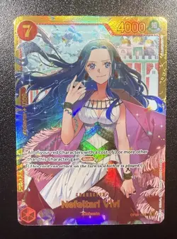 Nefeltari Vivi OP04-118 SEC - One Piece TCG - English Card Near-Mint Secret Rare - Image 1