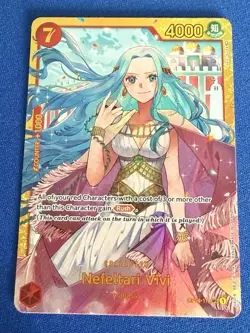 Nefeltari Vivi One Piece TCG Kingdoms of Intrigue OP04-118 SEC - ships PWE - Image 1