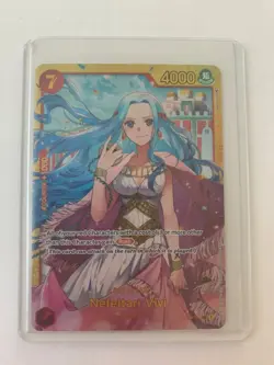 One Piece TCG Kingdoms Of Intrigue Nefeltari Vivi OP04-118 SEC English NM - Image 1