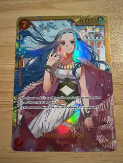 OP04-118 SEC One Piece Card Game Nefeltari Vivi TCG Kingdoms Of Intrigue English - Image 1