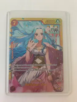 One Piece TCG Kingdoms Of Intrigue Nefeltari Vivi OP04-118 SEC English NM - Image 1