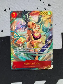 One Piece TCG Nefeltari Vivi OP04-118 SEC Alt Art and SEC Rare English NM - Image 1
