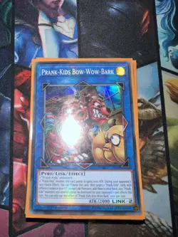 Yugioh Singles - Prank-Kids Bow-Wow-Bark - Super Rare - HISU - 1st Edition - LP - Image 1