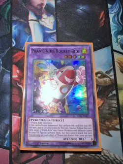 Yugioh Singles - Prank-Kids Rocket Ride - Super Rare - HISU - 1st Edition - MP - Image 1