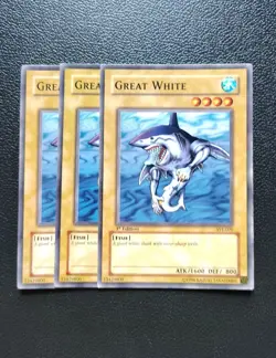 Yu-Gi-Oh - Great White 3X - Full Playset - Image 1