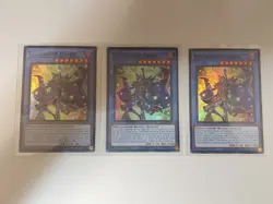 Yu-Gi-Oh! Illusion of Chaos RA02-EN020 Super Rare 1st Ed (Set Of 3) - Image 1