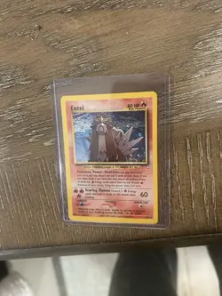 Pokemon Entei Neo Revelation TCG Holo Unlimited Rare Card 6/64 NM Condition - Image 1